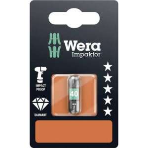 Wera 867/1 IMP DC Bit Torx T40, bit do wkrętarki udarowej, powlekany diamentem, 25 mm, odporny na uderzenia - Bithead