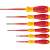 Wiha SoftFinish Slimfix 6-piece insulated Torx screwdriver set, close-up