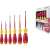 Wiha SoftFinish Slimfix 6 részes szigetelt Torx csavarhúzó készlet, tartalmazza a T8x60, T9x60, T10x100, T15x100, T20x100, T25x125