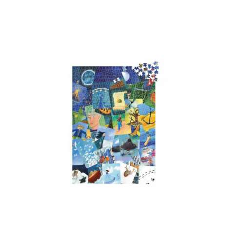 Dixit Kék Hangulatok 1000 darabos kirakós játék, a Dixit játék művészeti alkotásaival