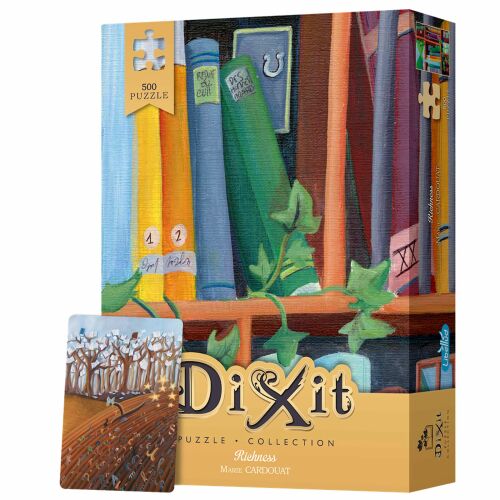 Dixit Rejtett Gazdagság 500 darabos puzzle doboz kártyával