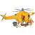 Fireman Sam Wallaby 2 helicopter toy with light and sound effects, accessories