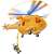 Fireman Sam Wallaby 2 helicopter toy with light and sound effects, rescue mission