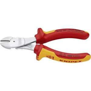 Cleşte Knipex 74 06 160 VDE pentru tăiat lateral, pentru sârmă de duritate medie, tare şi de pian, max. Ø 3.4/2.5/2 mm - Instrument