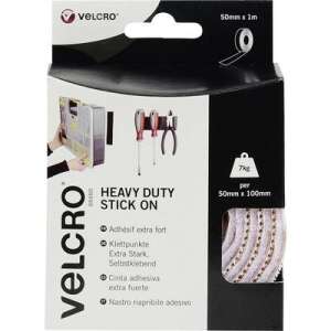 VELCRO Extra Erős Ragasztós Tépőzár - 1m x 50mm - Fehér