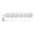 EMOS distribution 6 sockets 2m white (P0622) 70432728