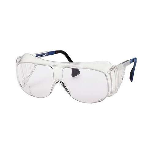 Uvex szemüveg felett hordható védőszemüveg, átlátszó polikarbonát lencsével, DIN EN 166 és DIN EN 170 szabvány szerint