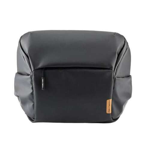 PGYTECH OneGo 6L shoulder bag, obsidian black, front view