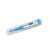 Oromed Flexi Digital Thermometer, blue and white digital thermometer with flexible tip in a clear plastic case