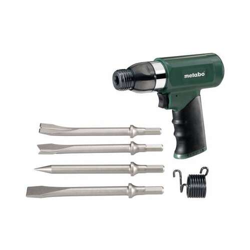 Metabo DMH 30 pneumatikus vésőkalapács, 1/4 hüvelyk (6,3 mm), 6,2 bar, 4 vésővel, rugóval és hordtáskával - Építkezés és felújítás