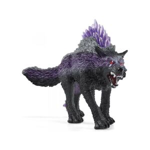 Schleich Eldrador Shadow Wolf figure on white background - Figure