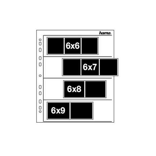 Hama 2259 Negatív tartó 6x6, 6x7, 6x8 és 6x9 negatívokhoz
