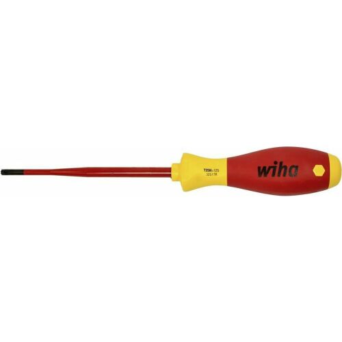 Șurubelniță Wiha slimFix VDE Torx TR20, lamă 100 mm, mâner izolat pentru lucrări electrice
