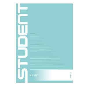 Ico Student A5-Linienheft, türkisfarbener Einband - ICO