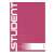 Ico Student A5 vonalas füzet, rózsaszín borító