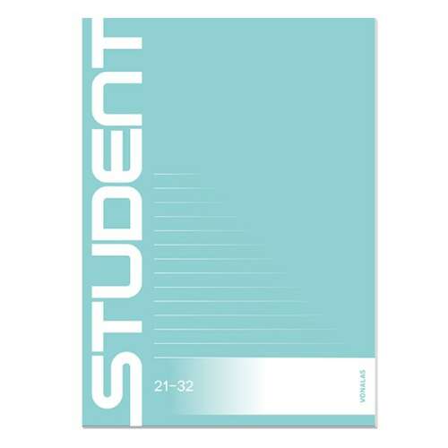 Ico Student A5 vonalas füzet, türkiz borító