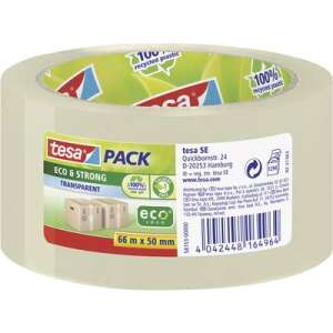tesapack Eco & Strong 66m 50mm transparent -Packband- (58153-00-00) 70446506 - Klebebänder