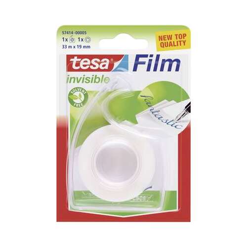 Feliratozható ragasztószalag Tesafilm® Invisible 33 m x 19 mm átlátszó TESA 57414 70452961 - Tesa