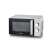 Severin MW 7887 microwave oven, front view, silver and black