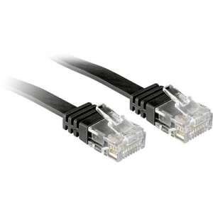 Kabel sieciowy Lindy RJ45 Cat 6 UTP, 10 metrów, czarny, z odciążeniem - Kabel UTP