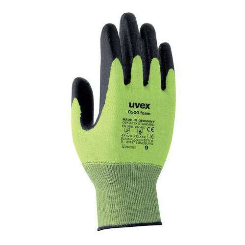 Uvex C500 hab vágott védőkesztyű, méret 8, EN 388, EN 407