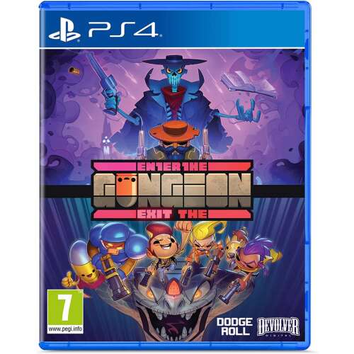 Enter the Gungeon и Exit the Gungeon корица на играта за PS4