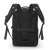 XD Design Bizz 15,6 hüvelykes laptop hátizsák, fekete, hátulnézet, párnázott háttámlával