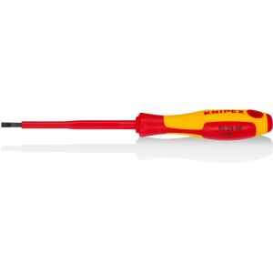 Wkrętak płaski KNIPEX VDE 5,5 mm na białym tle - Knipex