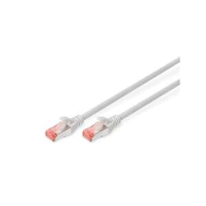 Kabel DIGITUS CAT6 S-FTP LSZH 0,25m szary, 2x złącza RJ45 - Digitus Kabel krosowy