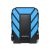 ADATA HD710 Pro 1TB Hard Disk Extern - Albastru/Negru - Vedere frontală