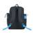 Rivacase Regent 8067 15.6" Laptop-Rucksack, schwarz, Rückansicht mit Wasserflasche und Regenschirm