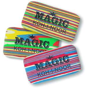 Guma Koh-I-Noor Magic, viacfarebná, na ceruzky a farebné ceruzky - Gumy