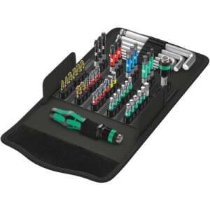 Wera KK 100 52-teiliges Schraubendreher-Bit-Satz mit Koffer - Bit Set
