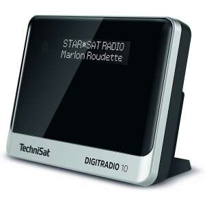 TechniSat DIGITRADIO 10 C DAB+ digitális rádióvevő, fekete/ezüst - TechniSat