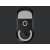 Logitech Pro X Superlight Wireless Gaming Mouse, black, bottom view, showing the sensor and buttons