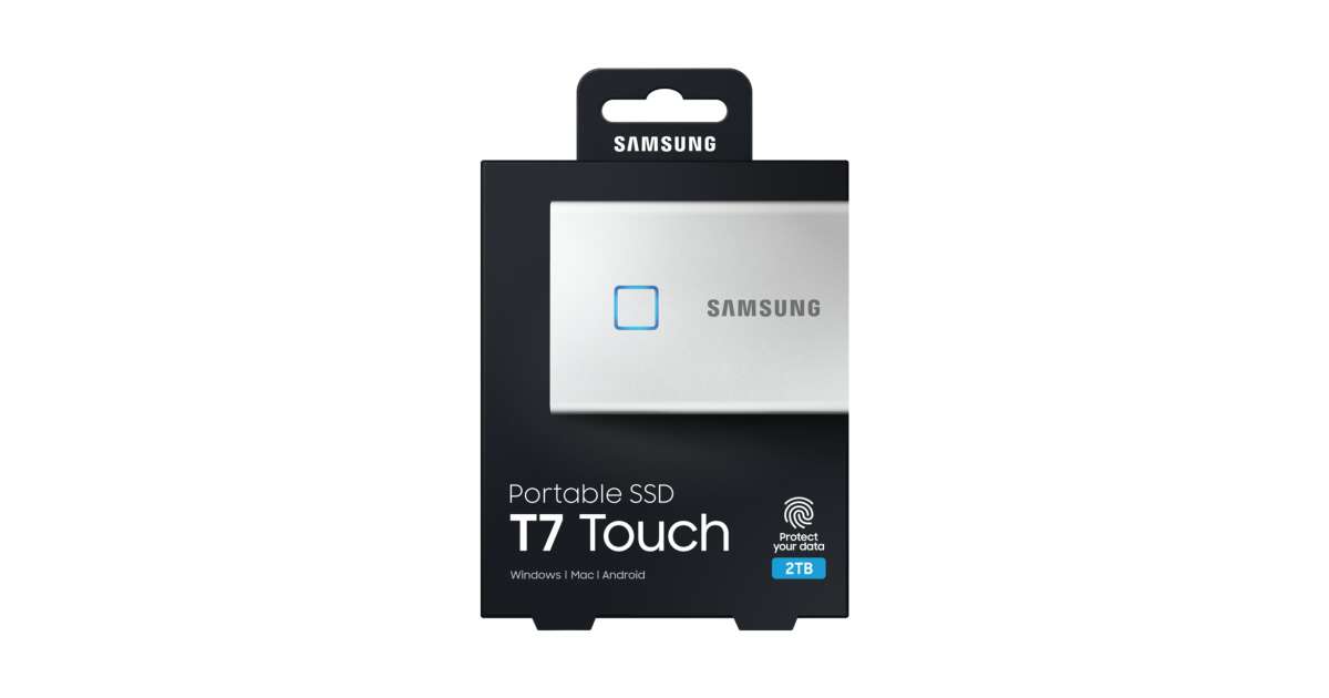 Touch Külső Ezüst Samsung SSD USB 2TB Pepita.hu 3.1 T7 |