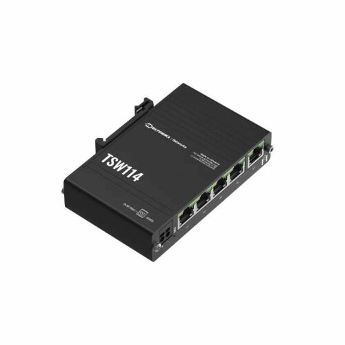 Teltonika TSW114 5-portos Gigabit Ethernet Switch 180618224 - Teltonika