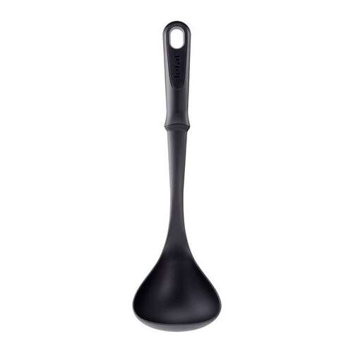 Tefal Comfort black nylon ladle, heat resistant, dishwasher safe
