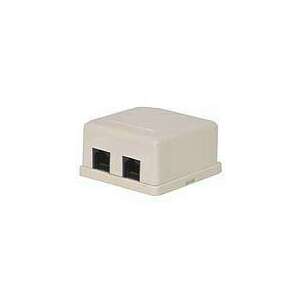 Wall Socket - Double, 8P8C UTP Cat.5 77371880 - UTP connector