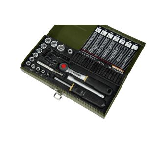 Proxxon 38-piece industrial screwdriver and socket set with magnetic bit holder 6.3mm (1/4”) 133858197 - Hand tool