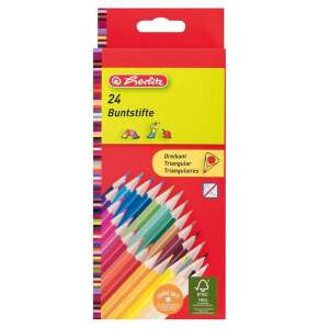 Herlitz Trio 24er Pack Buntstifte in einer Box - Stifte & Bleistifte