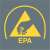 Simbol EPA pentru protecție împotriva descărcărilor electrostatice