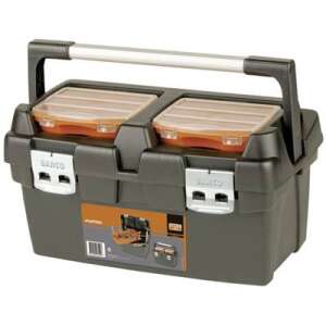 Bahco 4750PTB50 Werkzeugkasten, 27L, mit herausnehmbaren Tabletts, Schwarz - Bahco