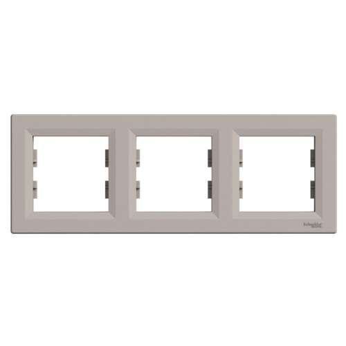 Schneider ASFORA cadru triplu orizontal bronz, EPH5800369
