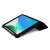 Dicota Apple iPad Air Trifold tok, fekete, nyitott, állvánnyal, ferde nézet