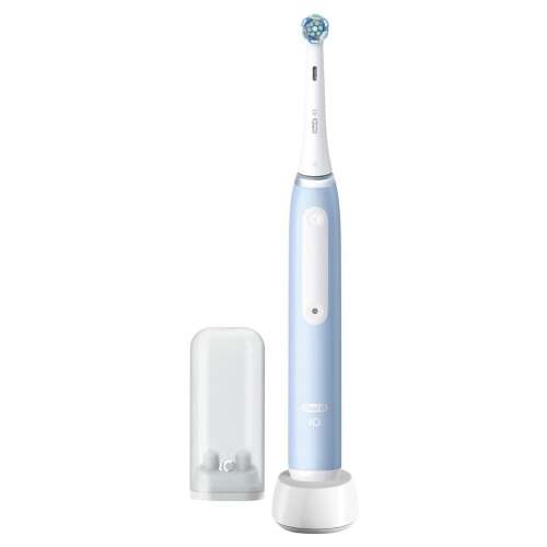 Oral-B iO Series 3 elektromos fogkefe, kék, töltőállomással és kefefejjel