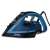 Călcător cu aburi Tefal Ultragliss Anti-Calc Plus, albastru și negru, vedere de sus