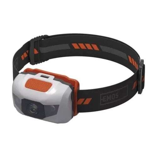 EMOS Headlamp with 1 White + 2 Red LEDs (P3521)