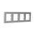Cadru orizontal din aluminiu Schneider ASFORA cu 4 module