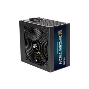 Modulárny zdroj Zalman TeraMax 750W 80+ Gold, certifikovaný, šikmý pohľad - Zalman